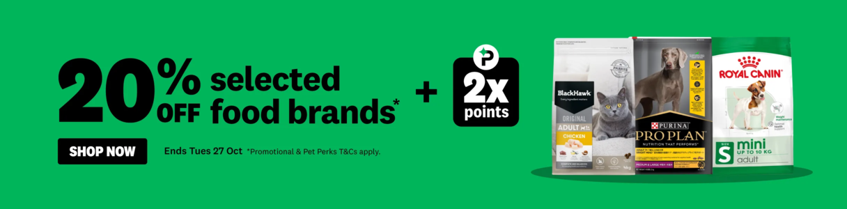 00HP - Pet Perks 2x Food Offer Homepage Bottom Banner Oct 2026