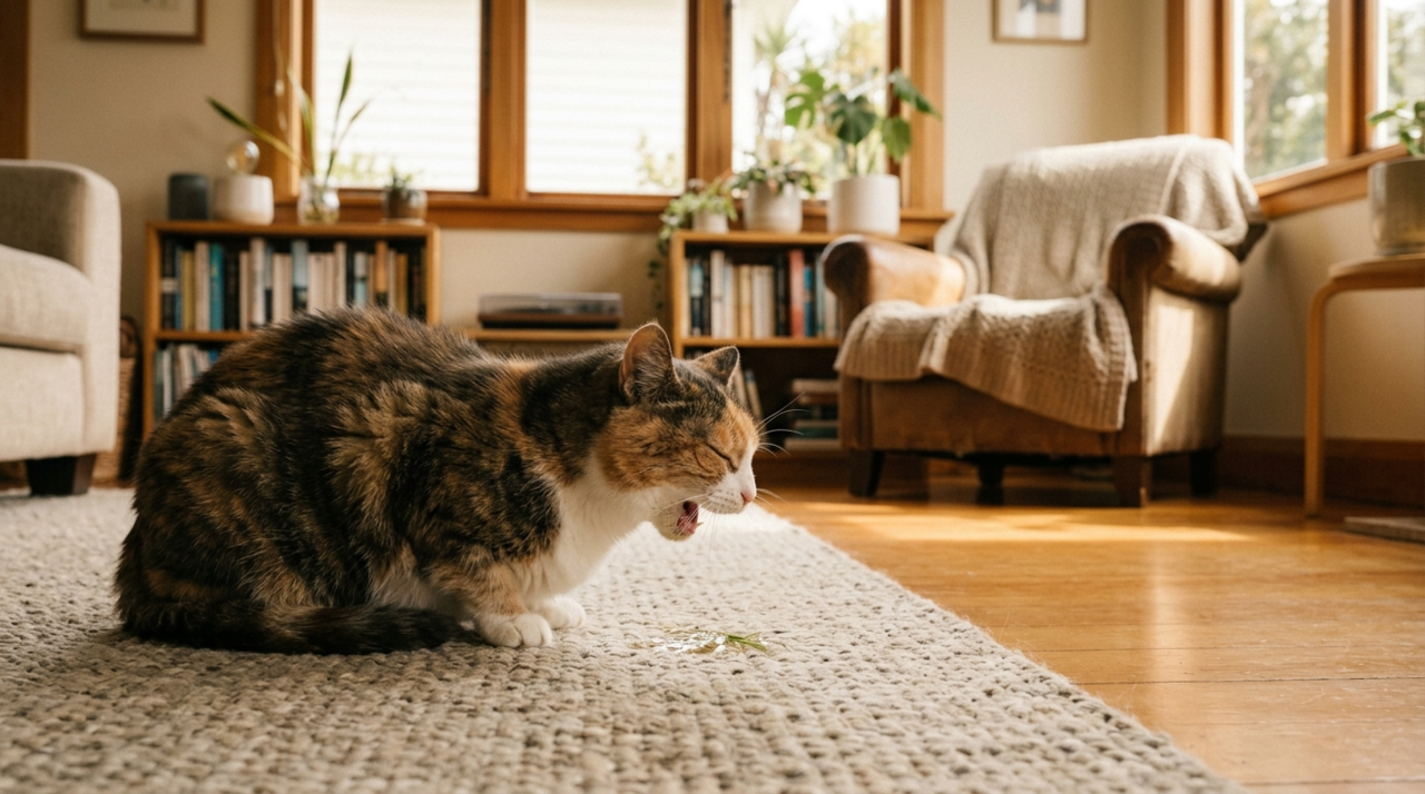 Vomiting in Older Cats: Hairballs or Something More?