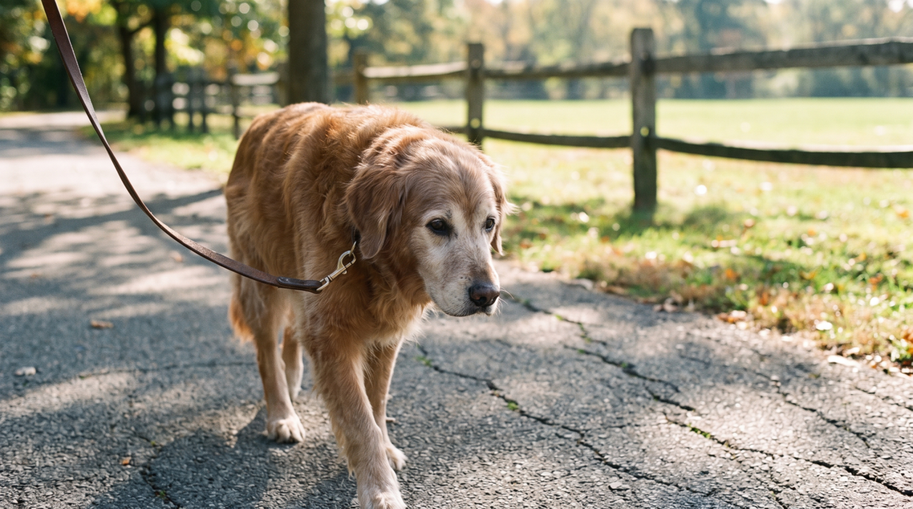 Knowing When to Shorten Your Senior Dog's Walk