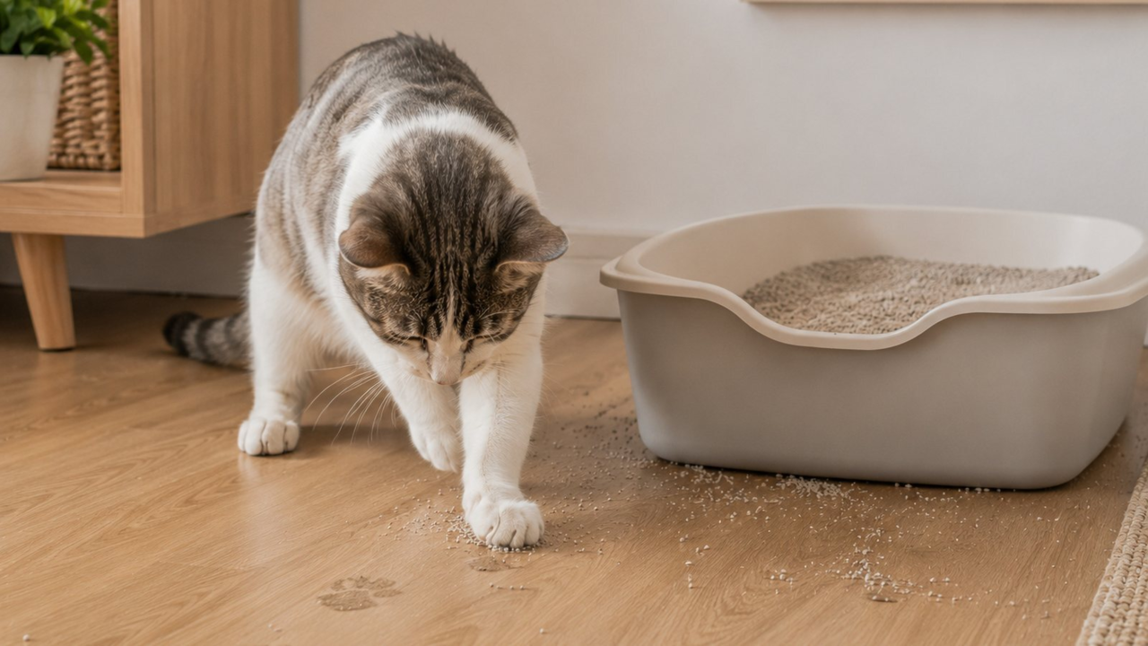 How to Stop Cat Litter Tracking Through Your Home