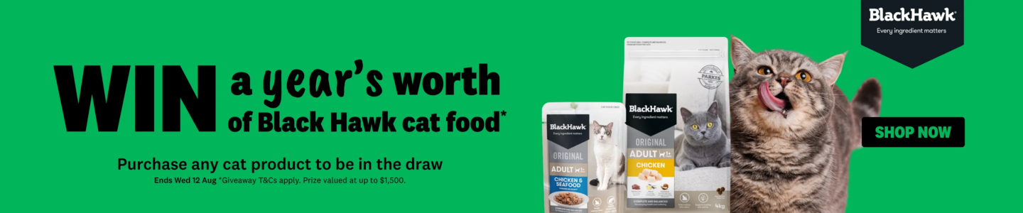 00HP - Cat Week Black Hawk Food Giveaway Homepage Banner July-Aug 2026