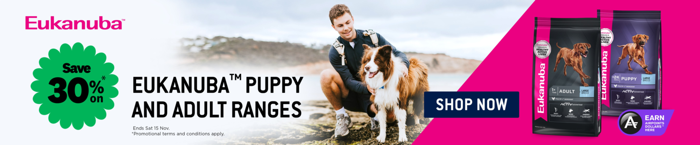 00HP -  30% Off Eukanuba Supplier Top Homepage Banner Nov 2025