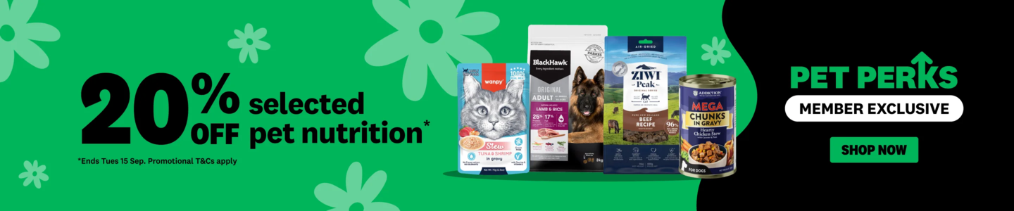 00HP - Pet Perks Spring Sale Food Homepage Banner Sep 2026