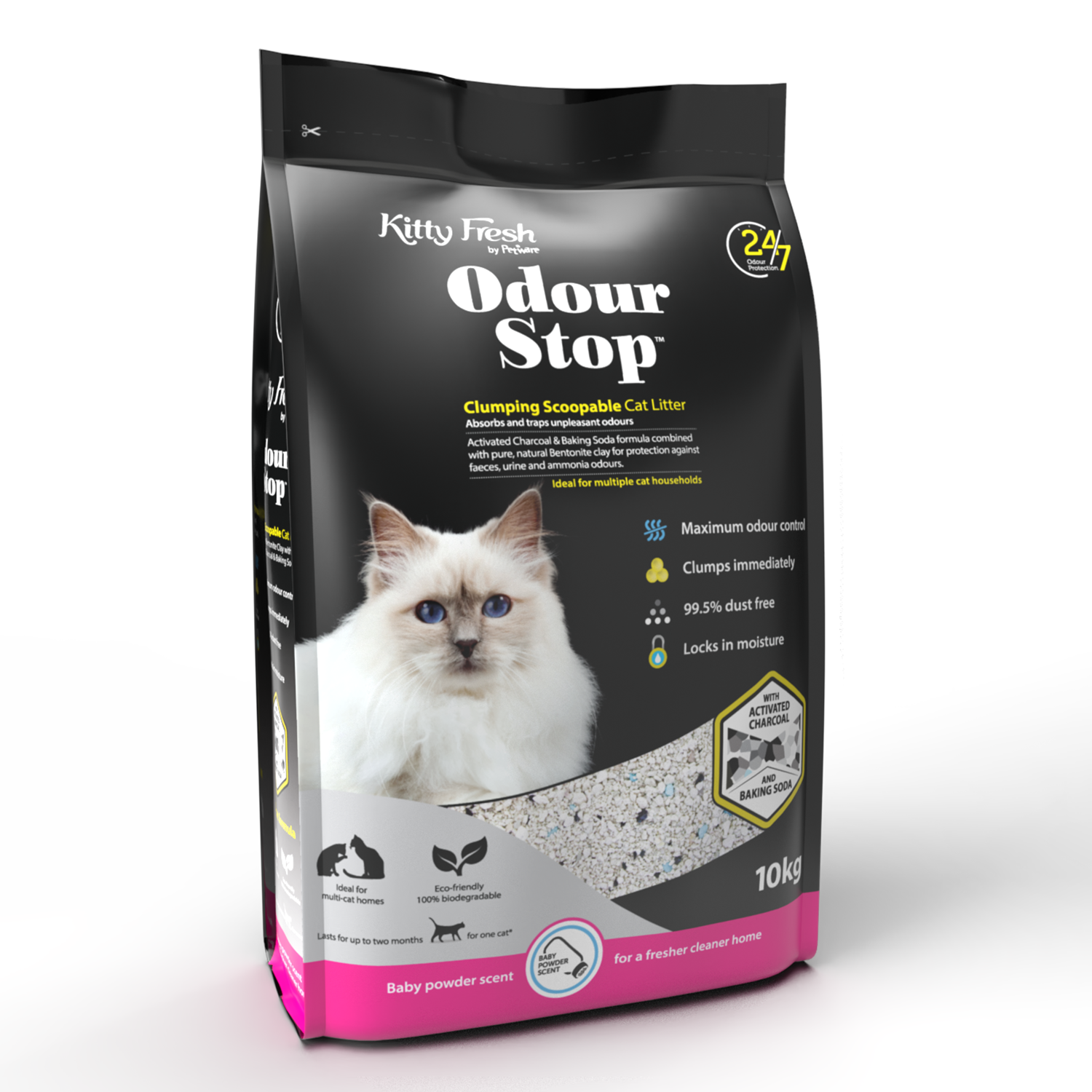 Odor Control Best Litter For Allergies Kitty Fresh Odour Stop