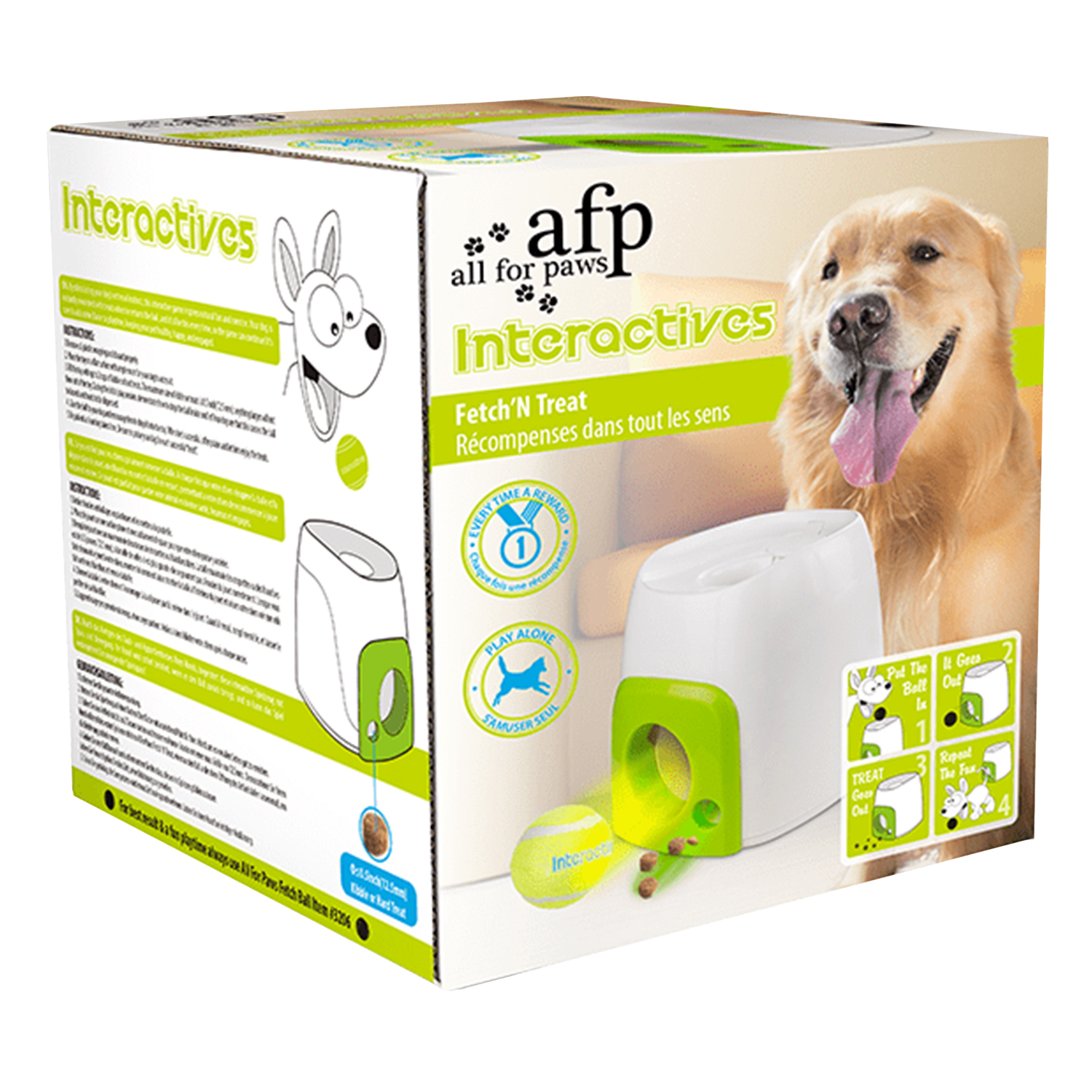 All For Paws Interactive Fetch N Treat Dog Toy Petdirect