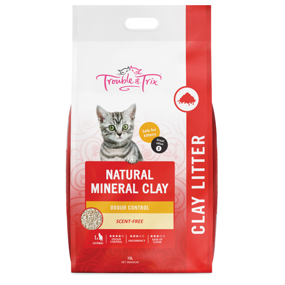 Litter Disposal Special Kitty Unscented Natural Clay Cat Litter