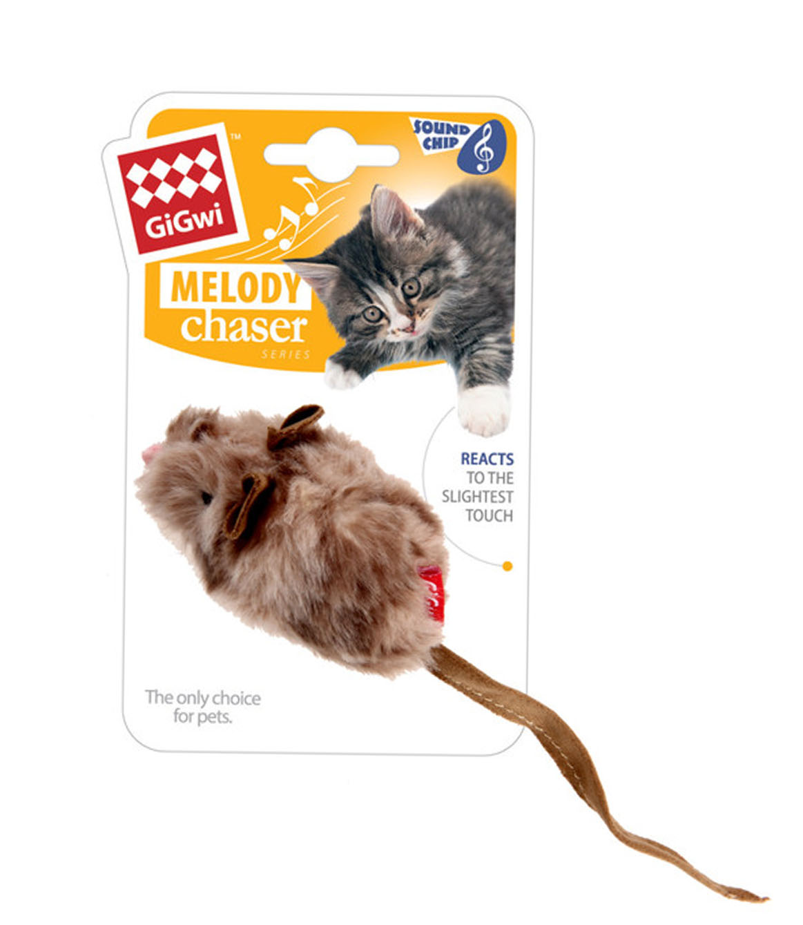 GiGwi Melody Chaser Mouse Cat Toy Petdirect