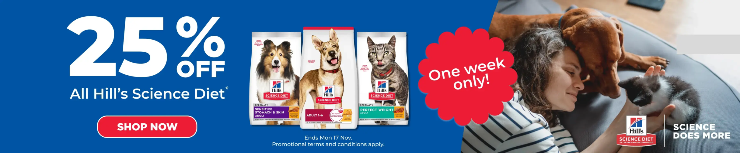 02BR - Hill's Science Diet Flash Sale Brand Banner Nov 2025