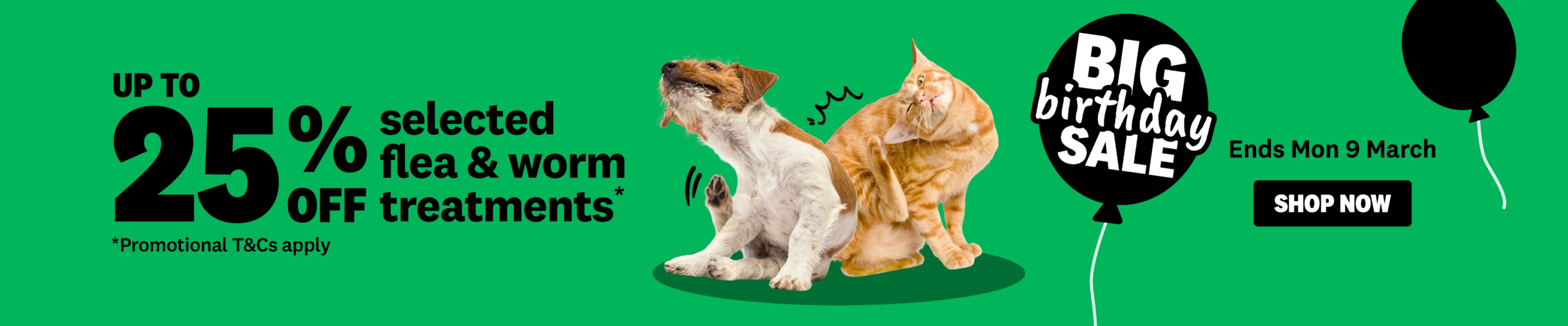 01CT BIG Birthday Flea Cat Category Banner Feb 2026