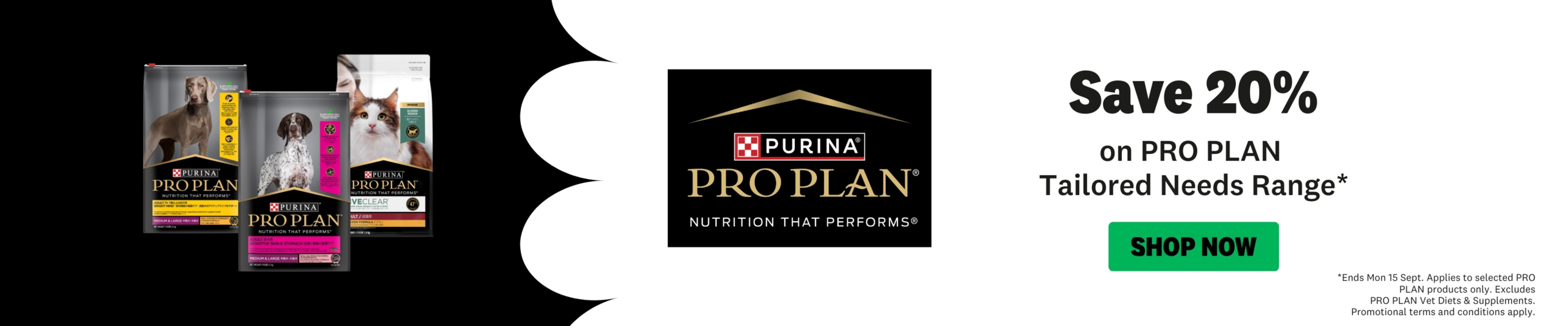 01CT -  Pro Plan Tailored Benefits Category Dog Banner Sep 2025
