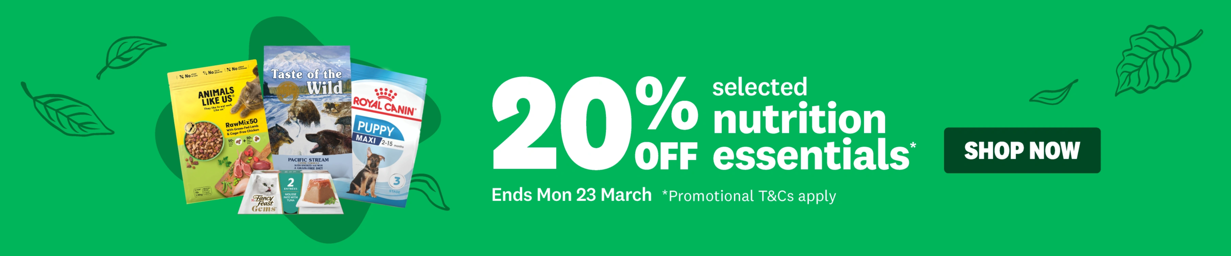 01CT - Nutrition Essentials Cat Food Other Category Banner March 2026