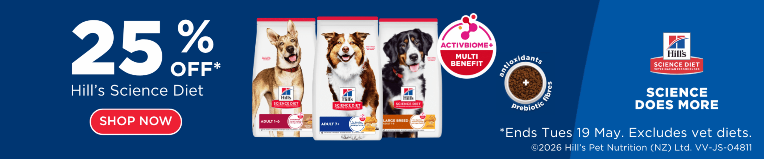 01CT - Hill's Science Dog Food Category Banner May 2026