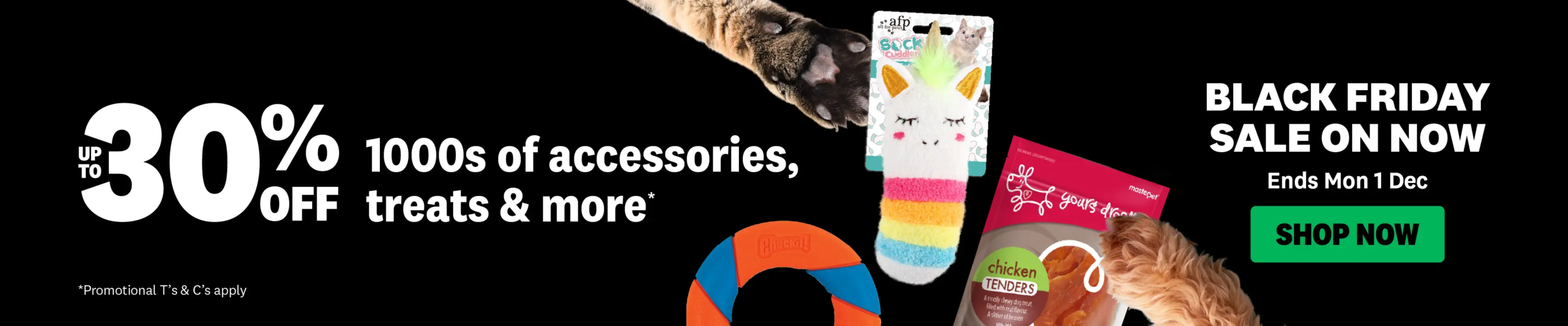 01CT - Black Friday Accessories Dog Category Banners All Acc Nov 2025