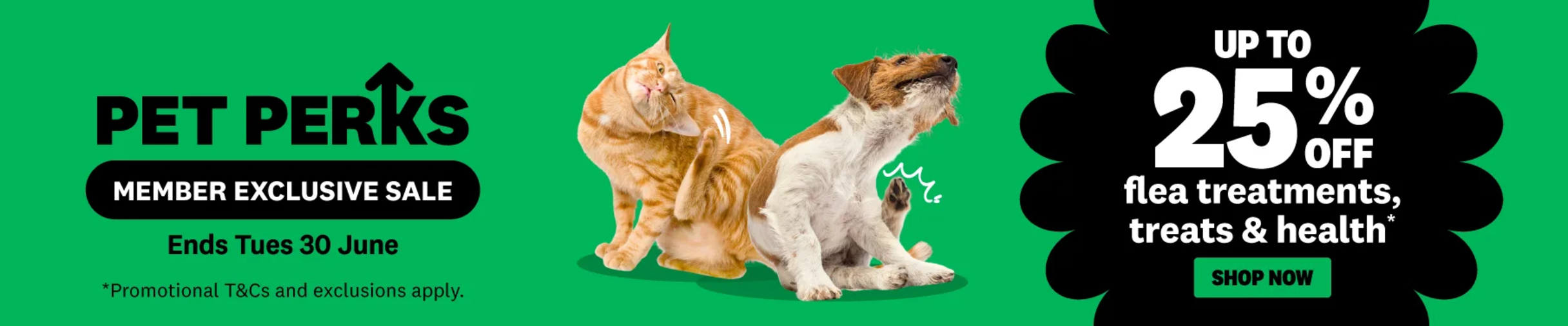 01CT - Promo Category Banners Treats, Health, Flea - Pet Perks Sale June 2026