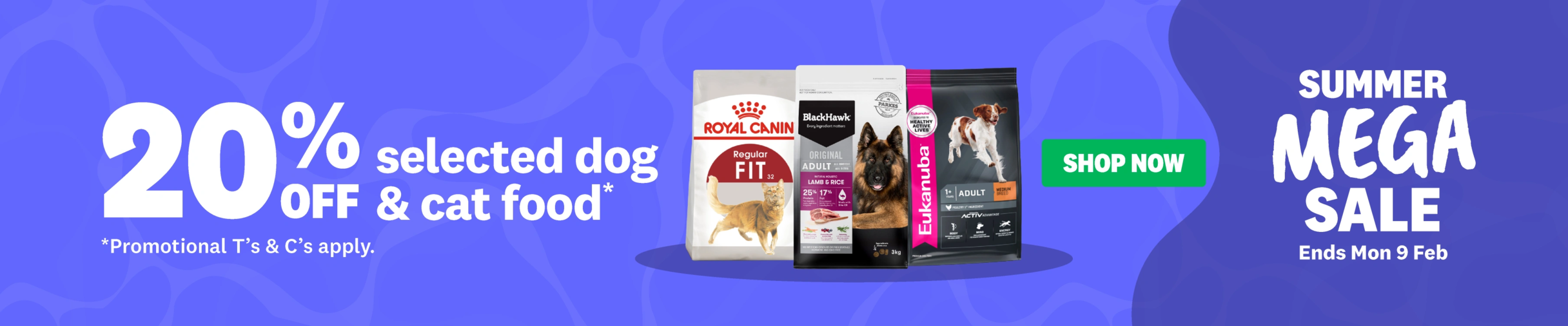 01CT 20% Summer Mega Dog Other Food Category Banner Jan 2026