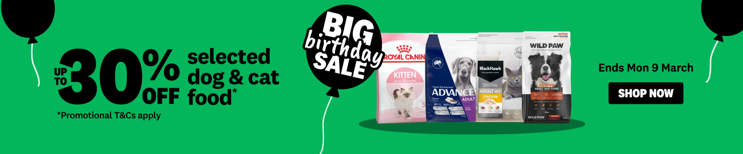 01CT BIG Birthday Sale  Cat Food Category Banner Feb 2026