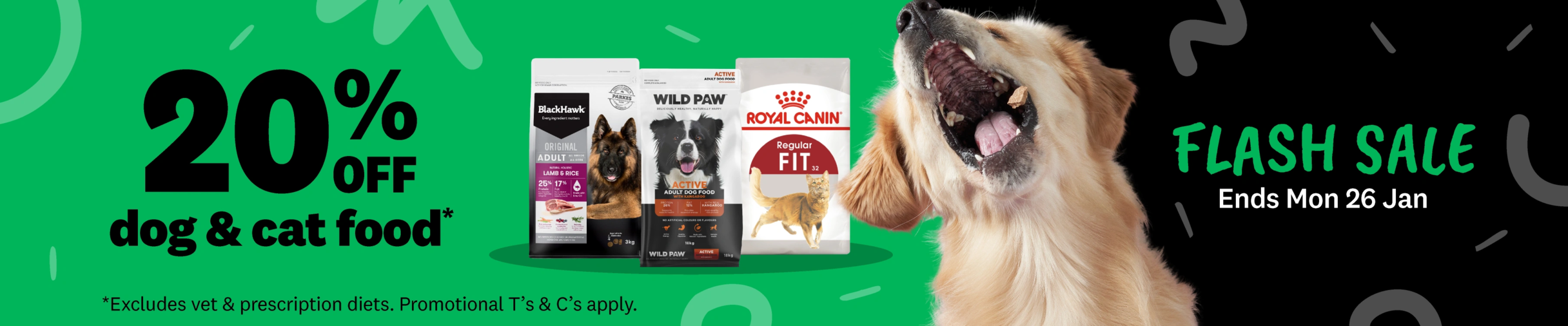 4CB - 20% Flash Sale Food Collection Banners Jan 2026