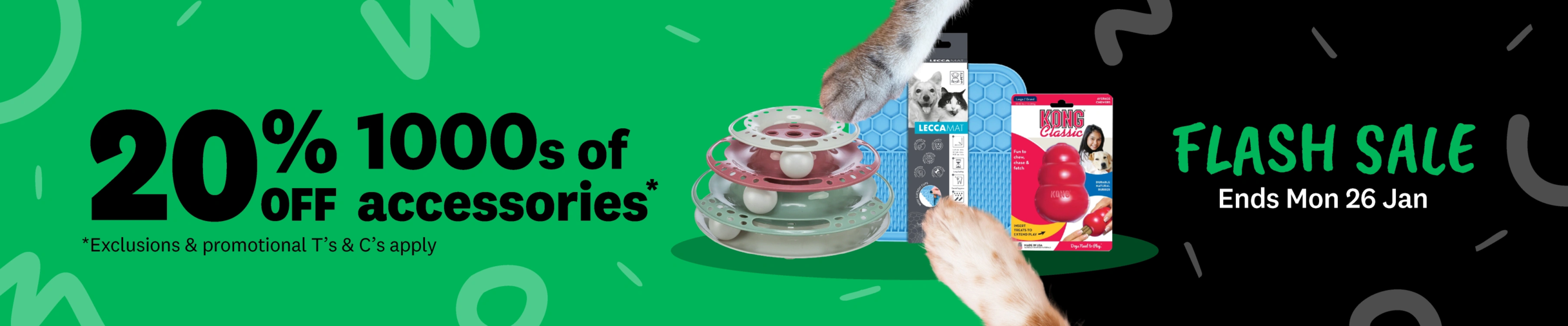 01CT - Flash Sale 20% Accessories Cat Category Banners All Acc treats Jan 2026