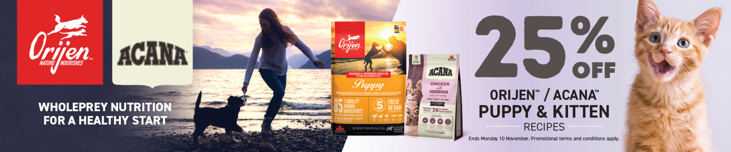 01CT - ACANA Orijen Kitten Category Banner Nov 2025