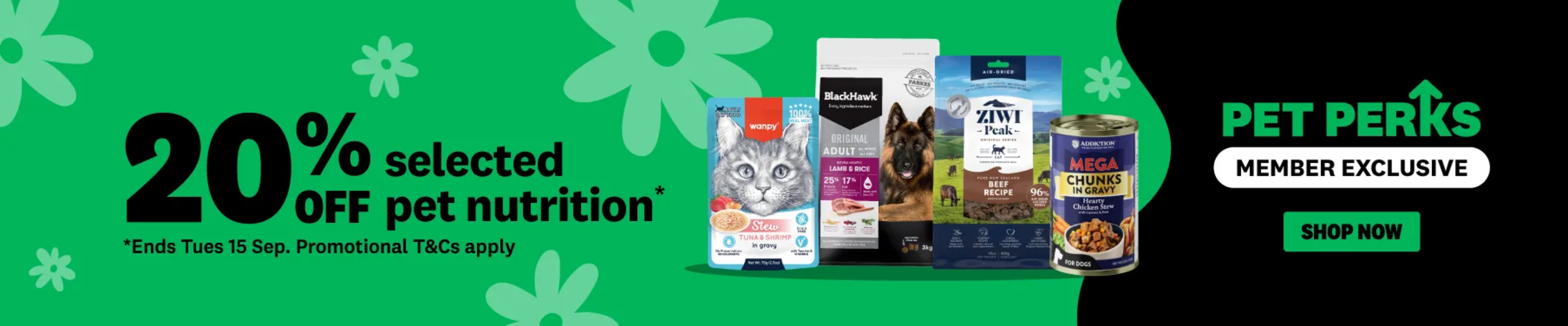 01CT Pet Perks Spring Sale Cat Food Category Banner Sep 2026