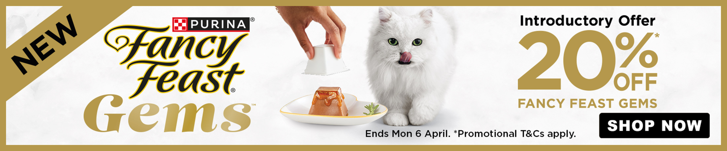 01CT - Fancy Feast GEMS Cat Food Category Banner April 2026
