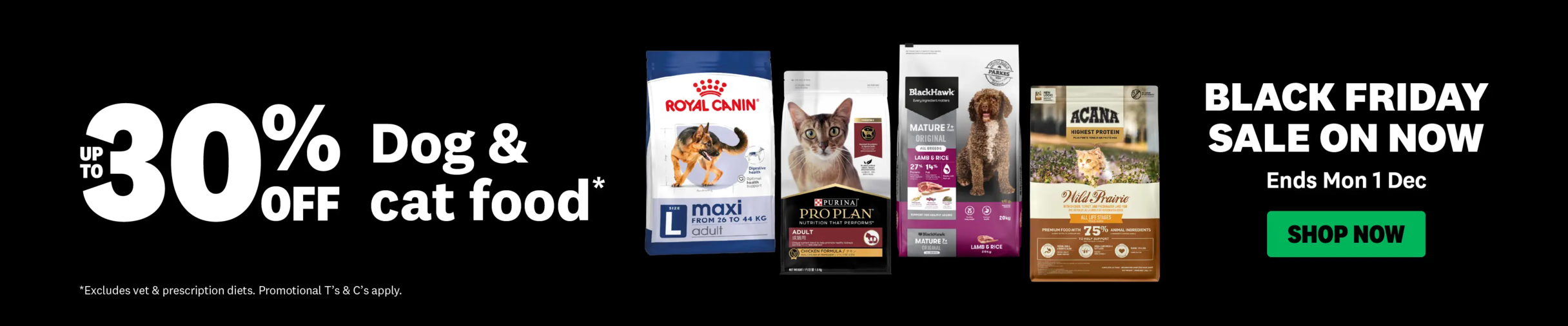 01CT Black Friday Cat Food Category Banner Nov 2025