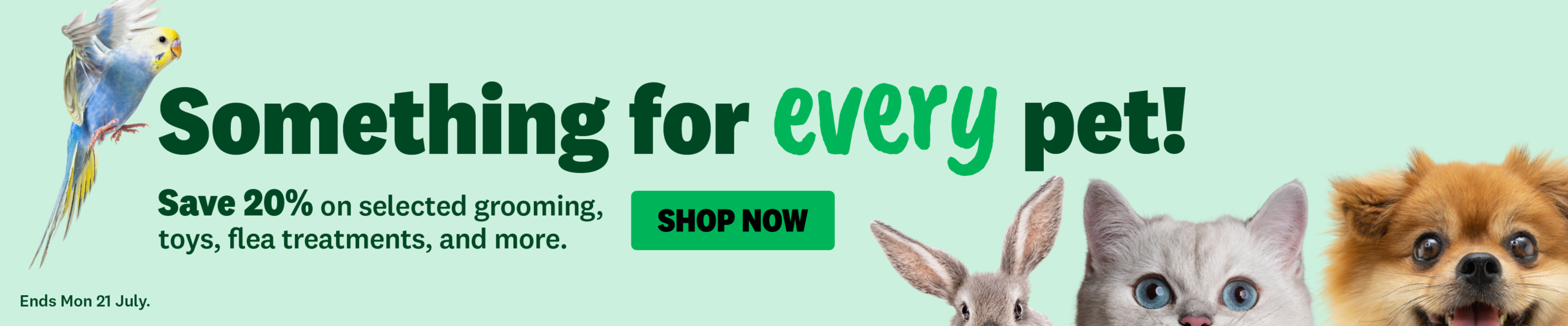 01CT -  Promotional Category Banners All Acc - Something For Every Pet  July 2025