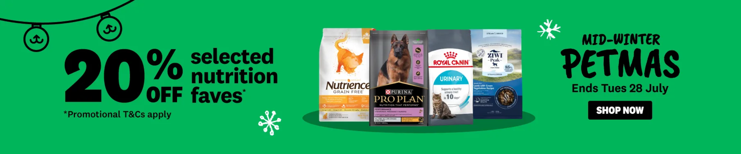 01CT - Mid-Winter Petmas Nutrition Dog Food Other Category Banner July 2026
