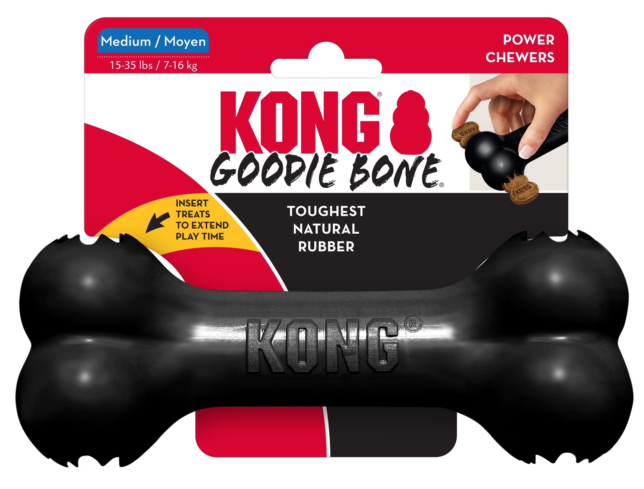 KONG Extreme Goodie Bone Dog Toy Petdirect