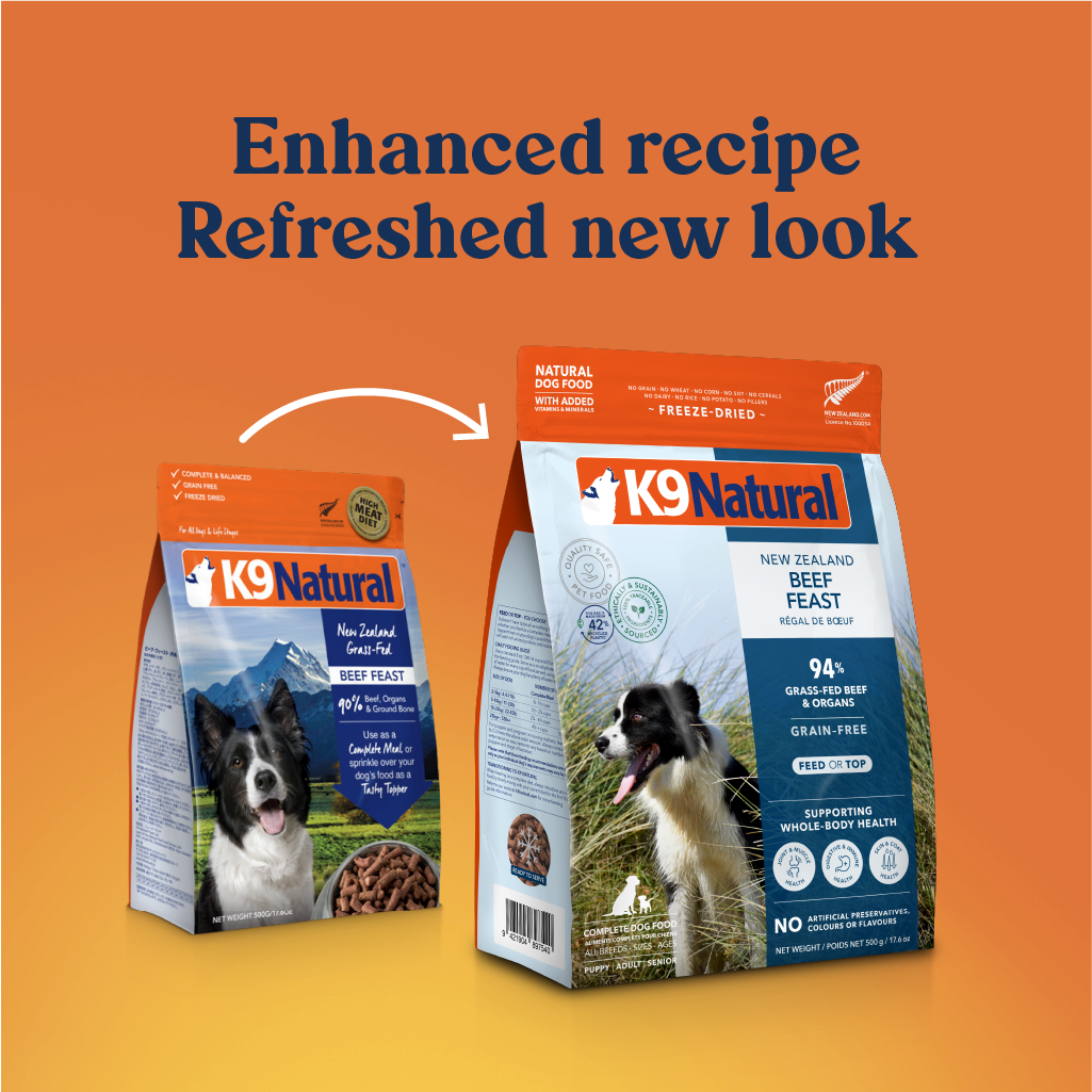 K9 Natural Beef Feast Freeze Dried Dog Food - Petdirect