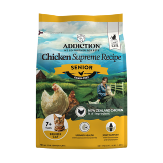 Addiction Grain-Free Chicken Supreme Recipe Senior Dry Cat Food