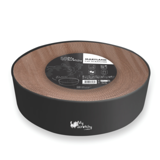M-PETS My Scratchy Maryland Round Cardboard Cat Scratcher