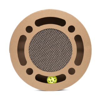 PupPurr Playtime Cardboard Round Cat Scratcher PupPurr Playtime Cardboard Round Cat Scratcher