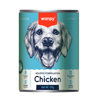 Wanpy Holistic Adult Chicken Canned Wet Dog Food