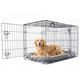 Pup & Purr Double Door Dog Crate with Divider