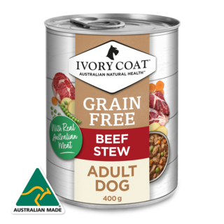 Ivory Coat Grain Free Beef Stew Adult Wet Dog Food