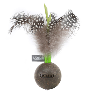 JOYSER Catnip Wobble ball with Feather Cat Toy