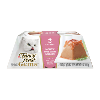 Fancy Feast Gems Mousse Pate with Salmon Wet Cat Food