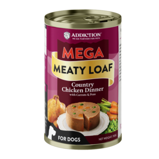 Addiction MEGA Country Chicken Dinner Loaf Wet Dog Food