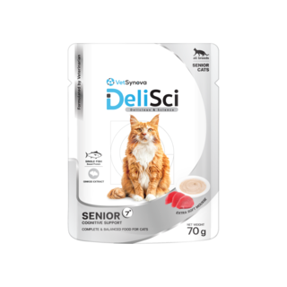 VetSynova DeliSci Senior 7+ Mousse Wet Cat Food