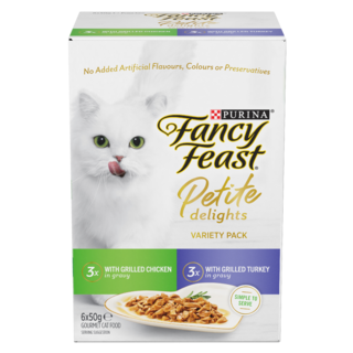 Fancy Feast Petite Delights Chicken & Turkey Variety Pack Wet Cat Food