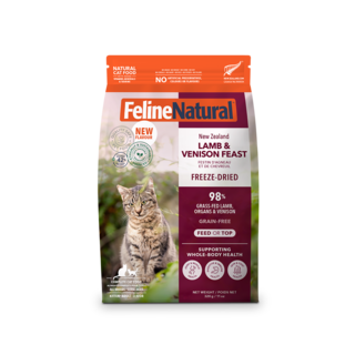 Feline Natural Lamb & Venison Feast Freeze Dried Cat Food