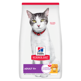 Hill's Science Diet Adult 11+ Senior Chicken Dry Cat Food