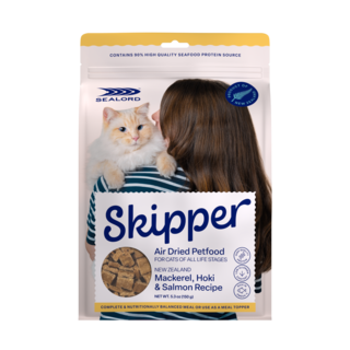 Sealord Skipper Mackerel, Hoki & Salmon Air Dried Cat Food