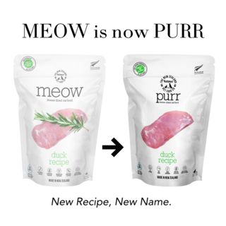 The NZ Natural Pet Food Co Meow-Purr Duck Freeze Dried Cat Food