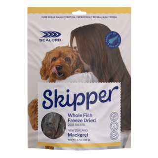 Sealord Skipper Whole Mackerel Freeze Dried Dog Treats