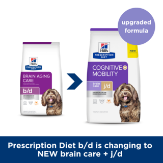 Hill's Prescription Diet b/d + j/d Cognitive + Mobility Dry Dog Food