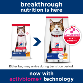 Hill's Science Diet Adult 7+ Senior Dry Cat Food