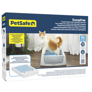 Petsafe ScoopFree Crystal Classic Self-Cleaning Litter Box