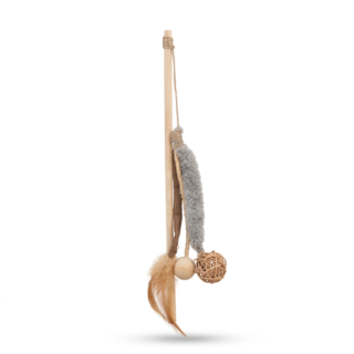 M-PETS Natura Trio Wand Cat Toy